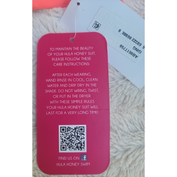 NEW Hula Honey Ginger Crochet Halter Push-Up Bikini Top - Picture 8 of 16